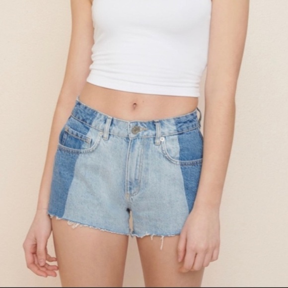 Garage Pants - 𝅺two tone fringe shorts